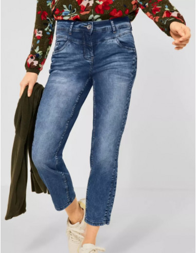 Cecil 374943 Scarlett denim jeans 26"-längd