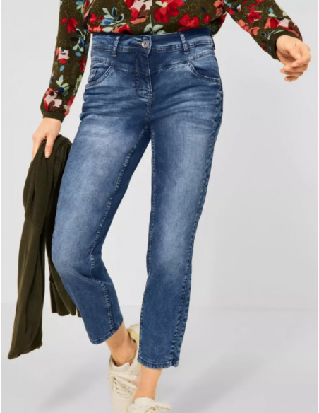 Cecil 374943 Scarlett denim jeans 26"-längd