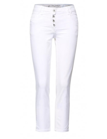 Cecil 374944 Scarlett vita jeans 26"-längd