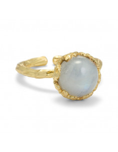 Pure by Nat 48252 Ring m sten 10mm - i tre färger 2