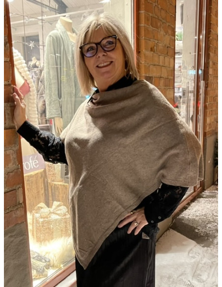 Poncho Cashmere - i flera olika färger
