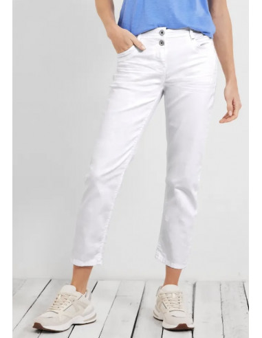 Cecil 376009 Scarlett vita jeans 26"-längd