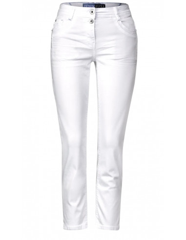 Cecil 376009 Scarlett vita jeans 26"-längd