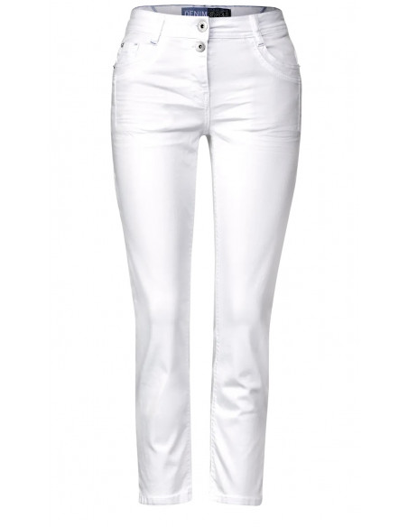 Cecil 376009 Scarlett vita jeans 26"-längd