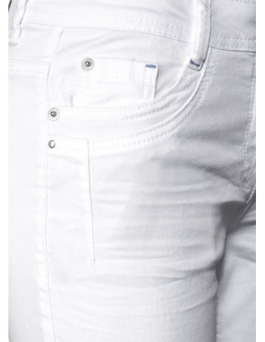 Cecil 376009 Scarlett vita jeans 26"-längd