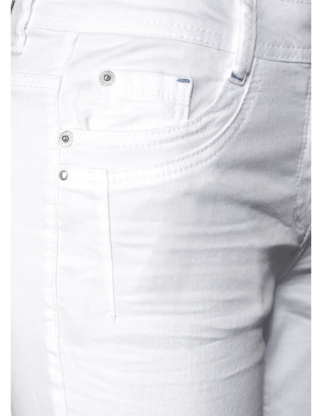 Cecil 376009 Scarlett vita jeans 26"-längd