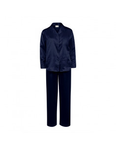 Lady Avenue 48-3010 Satin pyjamas - svart 2