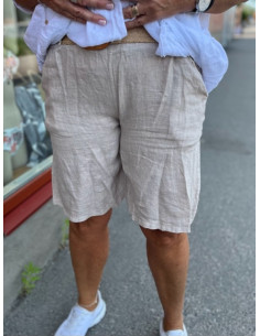 Lucy Moda 603 Linneshorts - i flera färger 2