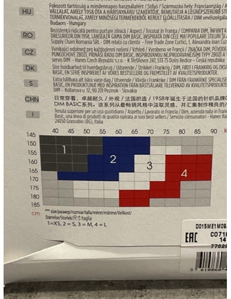 Dim 015M Basic Resist 40DEN