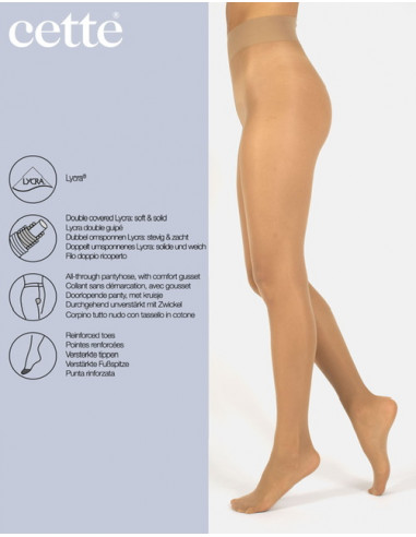 Cette Quebec 713-12 strumpbyxa 40 den S-4XL