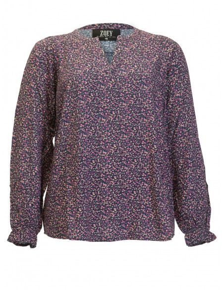 Zoey 232-8844 Janessa blouse - marinblå