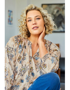 Ciso 216931 Blus med blommor 2