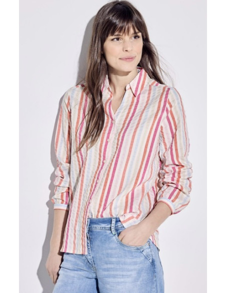 Cecil 344591 Stripe blouse - i två färger