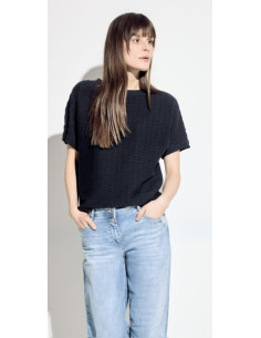 Cecil 321304 Seersucker shirt - i två färger 2