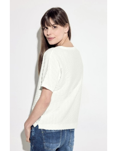 Cecil 321304 Seersucker shirt - i två färger