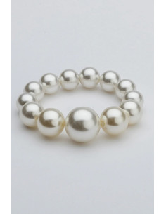 Bow19 Armband Big pearl