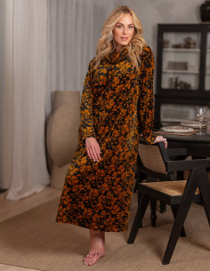 Trofé 54206 Autumn dress velvet - i två färger 2