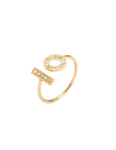Gemini R192-24 Ring strass