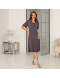 Lady Avenue 51-50521 nattlinne långt S/S bambu - i två färger