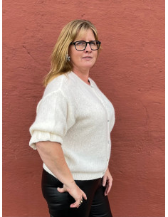 Caramelle 2413 Cardigan volangärm - i två färger