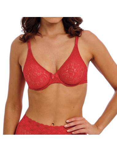 Wacoal WA851205 Halo lace - red