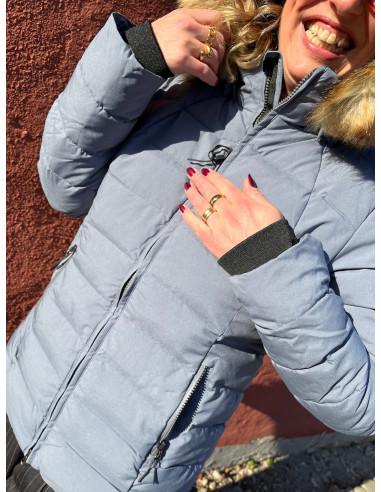 Jacka m pälskrage 7610114