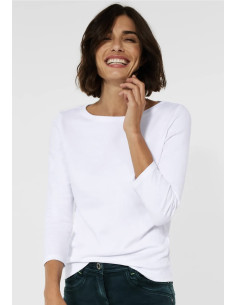 Cecil 317389 Basic boatneck - i två färger