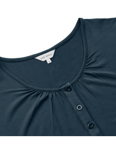 Lady Avenue 51-50521 nattlinne långt S/S bambu - Indigo 2