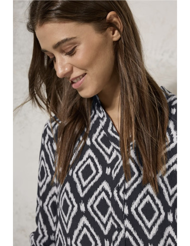 Cecil 345132 Printed longblouse - i två färger