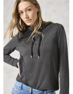 Cecil 321893 Cosy pinstripe shirt