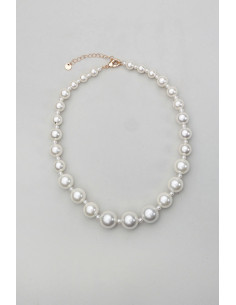 Bow19 Pearl Necklace short