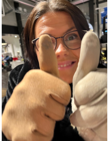 Top design GT254 Handskar teddykant - i två färger