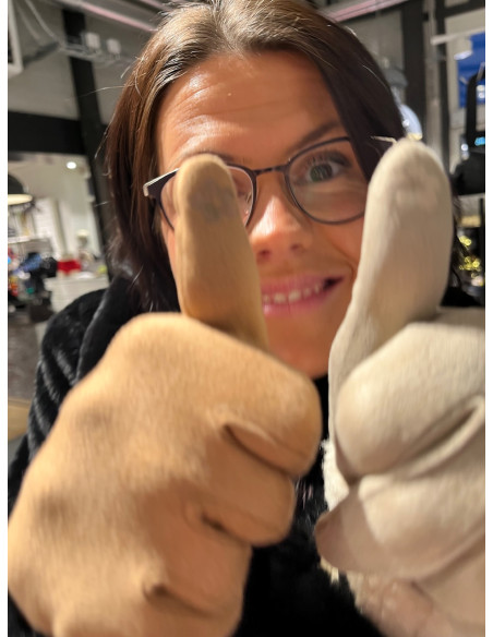 Top design GT254 Handskar teddykant - i två färger