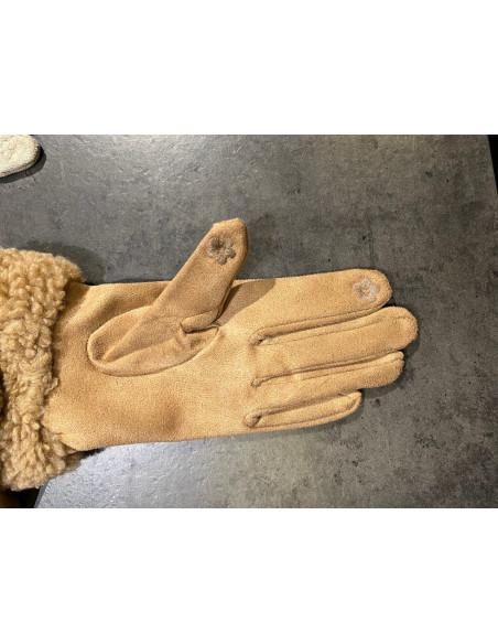 Top design GT254 Handskar teddykant - i två färger