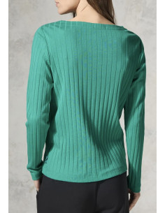 Cecil 322493 Solid Rib t-shirt long sleeve - i flera färger 2