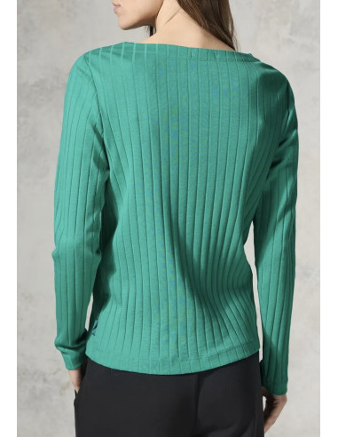 Cecil 322493 Solid Rib t-shirt long sleeve - i flera färger