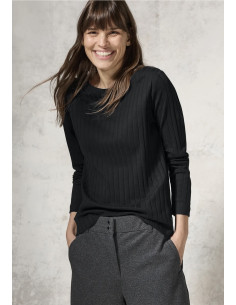 Cecil 322493 Solid Rib t-shirt long sleeve - i flera färger 2