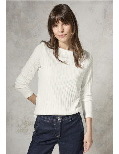 Cecil 322493 Solid Rib t-shirt long sleeve - i flera färger 2