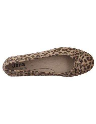 Jana Softline 22164 Ballerina - leopard