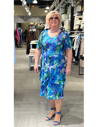 Allison 4942 Sidenklänning - i två färger