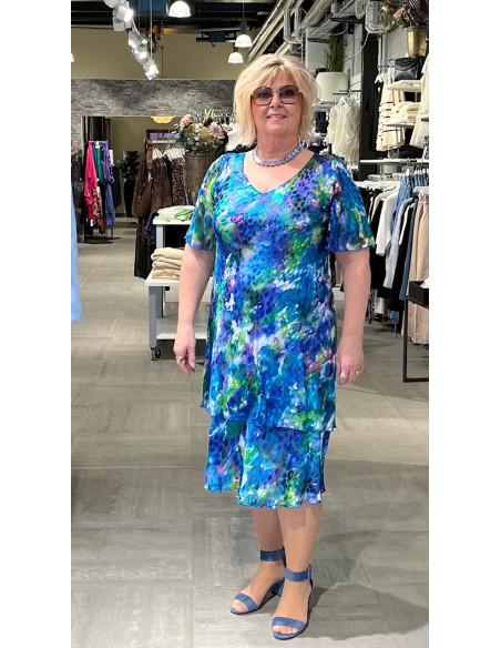 Allison 4942 Sidenklänning - i två färger