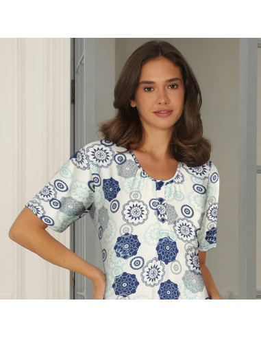 Lady Avenue 63-705 nattlinne långt S/S bambu