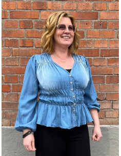 Caramelle F2905 Blus tencel