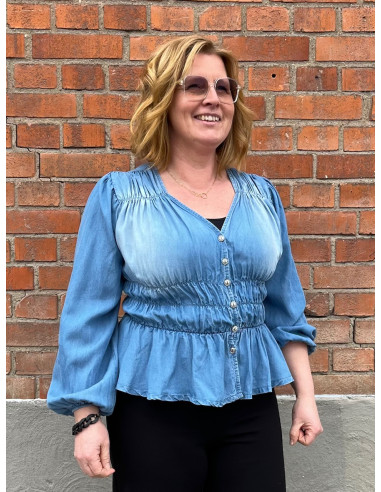 Caramelle F2905 Blus tencel