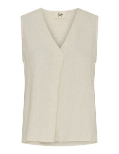 I Say 57638 Pearl v-neck top - i två färger 2