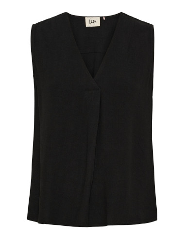 I Say 57638 Pearl v-neck top - i två färger