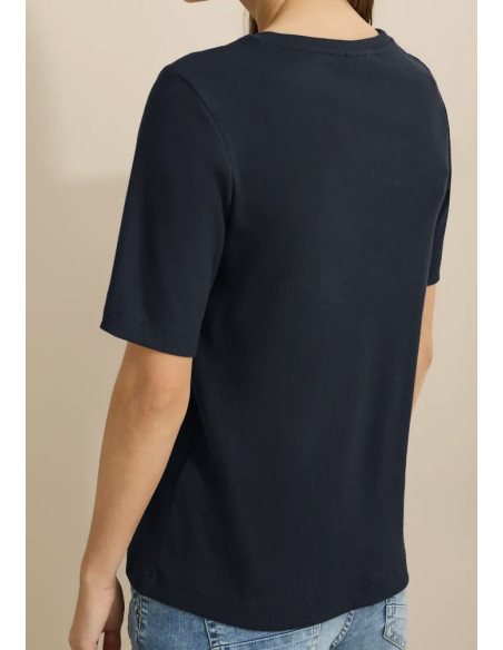 Cecil 322914 Ribb t-shirt - i flera färger
