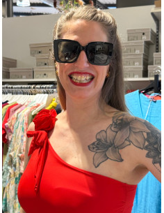 Suntex FW1809 Baddräkt one shoulder 2