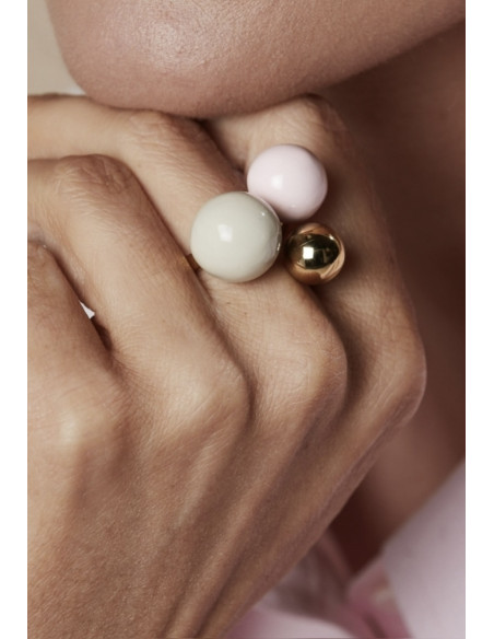 Bud to Rose Brea Enamel Ring