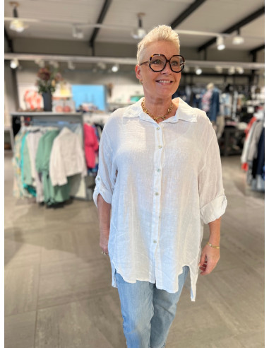 Super Belle 26513 Linneskjorta plus - i flera färger